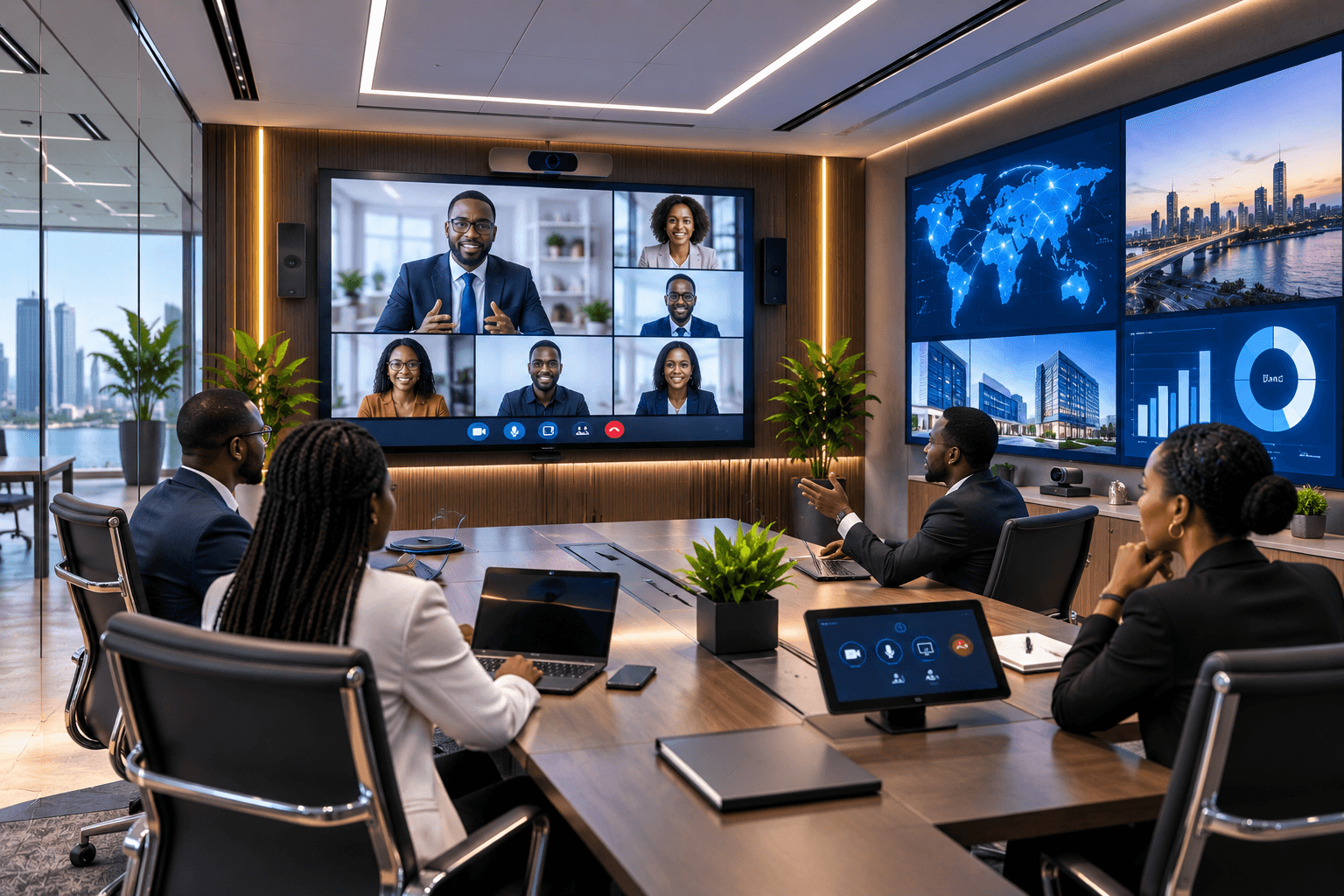 Équipe NUMERIC TECHNOLOGIE en réunion de travail
